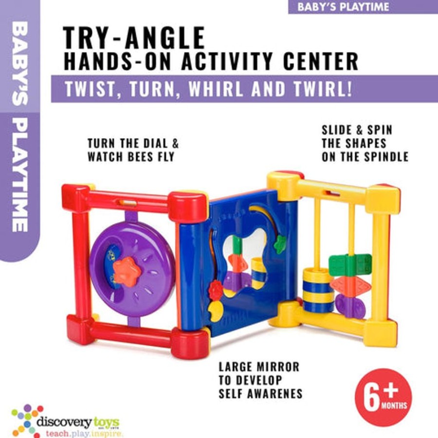 Holiday Gifts Discovery Toys | Try-Angle Foldable Activity Center