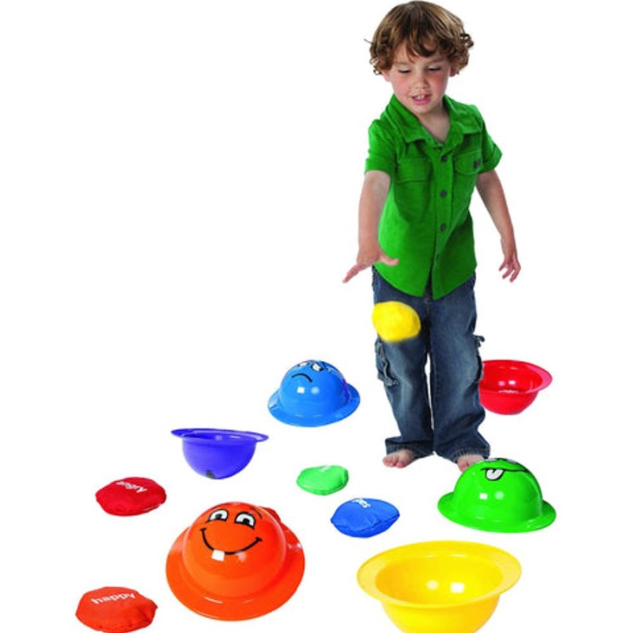 Games Discovery Toys | Flip Flop Faces Bean Bag Toss & Emotions Game