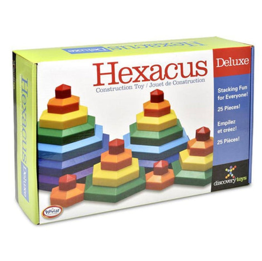 Holiday Gifts Discovery Toys | Hexacus Deluxe Stacking Design Set