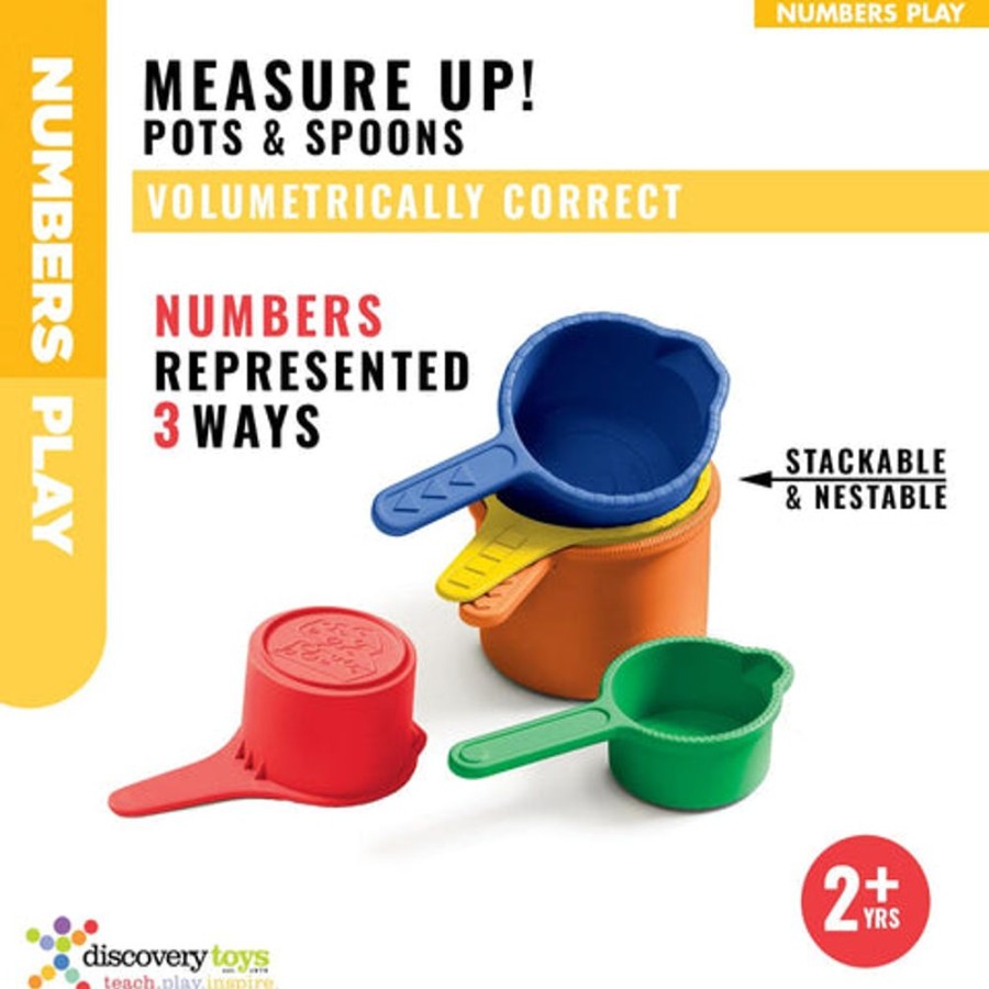 Holiday Gifts Discovery Toys | Measure Up! Pots & Spoons Stack & Learn Set