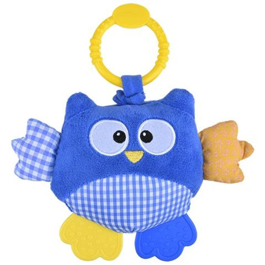 All New Discovery Toys | Wiggly Owl Plush Infant Sensory Toy