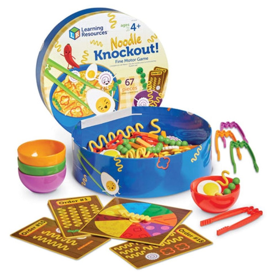 Family Endorsed | Noodle Knockout! Fine Motor Game