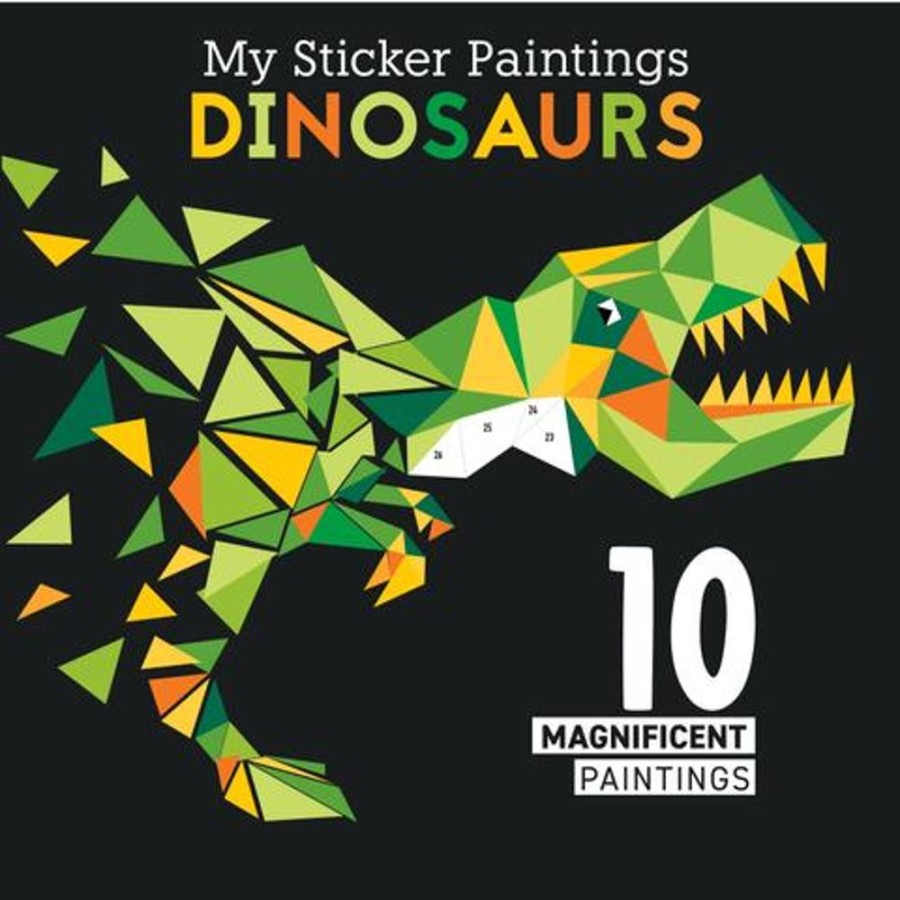 Books Book | My Sticker Paintings Dinosaurs