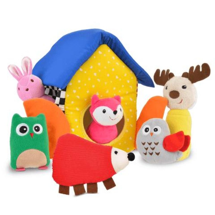 Holiday Gifts Discovery Toys | Hide Inside Cottage Plush Sensory Activity Set