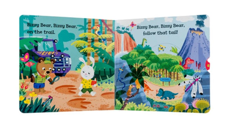 Books Book | Bizzy Bear: Dinosaur Safari Slider Book