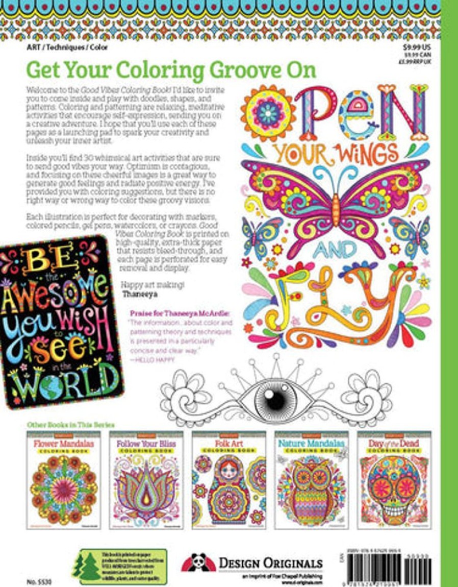 Books book | Good Vibes Coloring Book