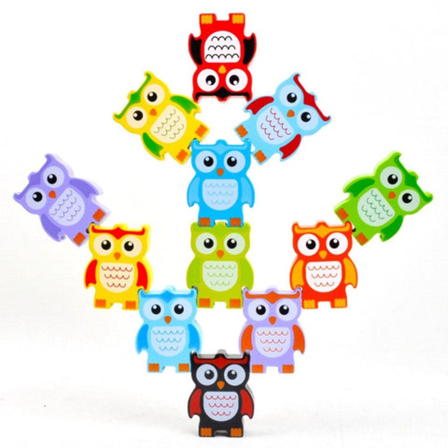 Holiday Gifts Discovery Toys | Stacking Owls Wood Balance Challenge