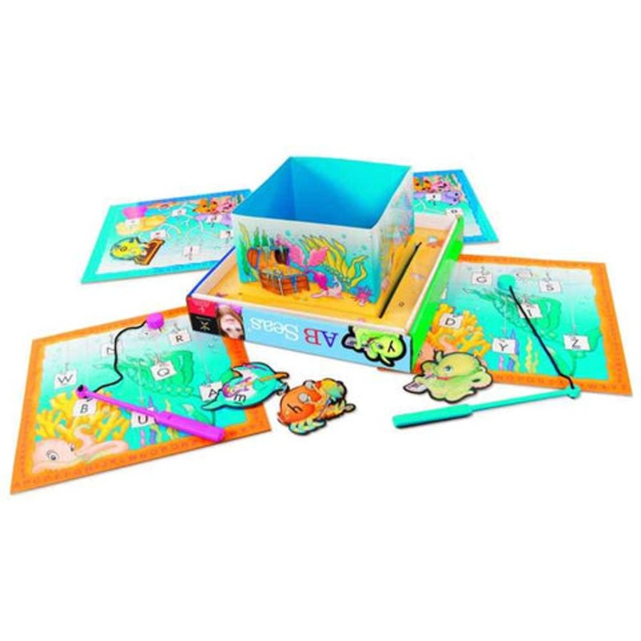 Games Discovery Toys | Ab Seas Magnetic Alphabet Fishing Game