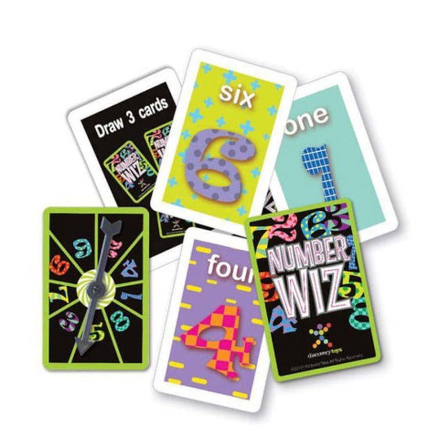 Family Discovery Toys | Number Wiz Math Card Game